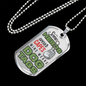 Some Heros Wear Capes Dog Tag Dog Tag Stainless Steel or 18k Gold 24" Chain-Express Your Love Gifts
