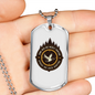 Some Men Are Merely Hunting Necklace Stainless Steel or 18k Gold Dog Tag 24" Chain-Express Your Love Gifts
