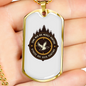 Some Men Are Merely Hunting Necklace Stainless Steel or 18k Gold Dog Tag 24" Chain-Express Your Love Gifts