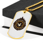 Some Men Are Merely Hunting Necklace Stainless Steel or 18k Gold Dog Tag 24" Chain-Express Your Love Gifts