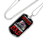 Some People Call Me A Trucker Dog Tag Stainless Steel or 18k Gold 24" Chain-Express Your Love Gifts