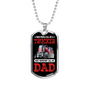 Some People Call Me A Trucker Dog Tag Stainless Steel or 18k Gold 24" Chain-Express Your Love Gifts