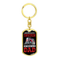 Some People Call Me A Trucker Swivel Keychain Dog Tag Stainless Steel or 18k Gold-Express Your Love Gifts