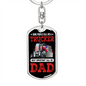 Some People Call Me A Trucker Swivel Keychain Dog Tag Stainless Steel or 18k Gold-Express Your Love Gifts