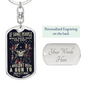 Some People Swivel Keychain Dog Tag Stainless Steel or 18k Gold-Express Your Love Gifts