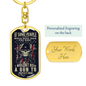 Some People Swivel Keychain Dog Tag Stainless Steel or 18k Gold-Express Your Love Gifts