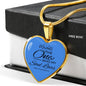 Song Of Solomon Necklace Stainless Steel or 18k Gold Heart Pendant 18-22"-Express Your Love Gifts
