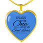 Song Of Solomon Necklace Stainless Steel or 18k Gold Heart Pendant 18-22"-Express Your Love Gifts