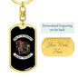 Sons Of The Highway Swivel Keychain Dog Tag Stainless Steel or 18k Gold-Express Your Love Gifts