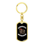 Sons Of The Highway Swivel Keychain Dog Tag Stainless Steel or 18k Gold-Express Your Love Gifts