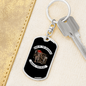 Sons Of The Highway Swivel Keychain Dog Tag Stainless Steel or 18k Gold-Express Your Love Gifts