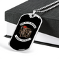 Sons Of The Highway Trucker Dog Tag Stainless Steel or 18k Gold 24" Chain-Express Your Love Gifts