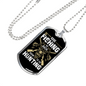 Soon To Go Hunting Necklace Stainless Steel or 18k Gold Dog Tag 24" Chain-Express Your Love Gifts