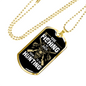 Soon To Go Hunting Necklace Stainless Steel or 18k Gold Dog Tag 24" Chain-Express Your Love Gifts