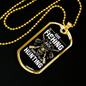 Soon To Go Hunting Necklace Stainless Steel or 18k Gold Dog Tag 24" Chain-Express Your Love Gifts