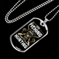 Soon To Go Hunting Necklace Stainless Steel or 18k Gold Dog Tag 24" Chain-Express Your Love Gifts