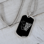 Soul Pitbull Necklace Stainless Steel or 18k Gold Dog Tag 24" Chain-Express Your Love Gifts