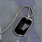 Soul Pitbull Necklace Stainless Steel or 18k Gold Dog Tag 24" Chain-Express Your Love Gifts