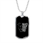 Soul Pitbull Necklace Stainless Steel or 18k Gold Dog Tag 24" Chain-Express Your Love Gifts