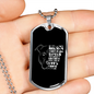 Soul Pitbull Necklace Stainless Steel or 18k Gold Dog Tag 24" Chain-Express Your Love Gifts