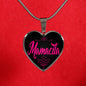 Spanish Gift Mamacita Heart Necklace Stainless Steel or 18k Gold Heart Pendant 18-22"-Express Your Love Gifts