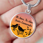 Spanish Love Necklace Mi Amor Tu Amor Juntos Enamorados Circle Necklace Stainless Steel or 18k Gold 18-22"-Express Your Love Gifts