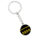 Spanish Mastiff Mama Circle Keychain Stainless Steel or 18k Gold Dog Mom Pendant-Express Your Love Gifts