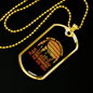 Special Genius Dogs Necklace Stainless Steel or 18k Gold Dog Tag 24" Chain-Express Your Love Gifts