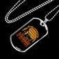 Special Genius Dogs Necklace Stainless Steel or 18k Gold Dog Tag 24" Chain-Express Your Love Gifts