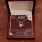 Special Nurse Healthcare Medical Worker Nurse Appreciation Gift Forever Necklace w Message Card-Express Your Love Gifts