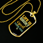 Spoil Your Dog Necklace Stainless Steel or 18k Gold Dog Tag 24" Chain-Express Your Love Gifts
