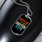 Spoiled Rotten Dog Necklace Stainless Steel or 18k Gold Dog Tag 24" Chain-Express Your Love Gifts