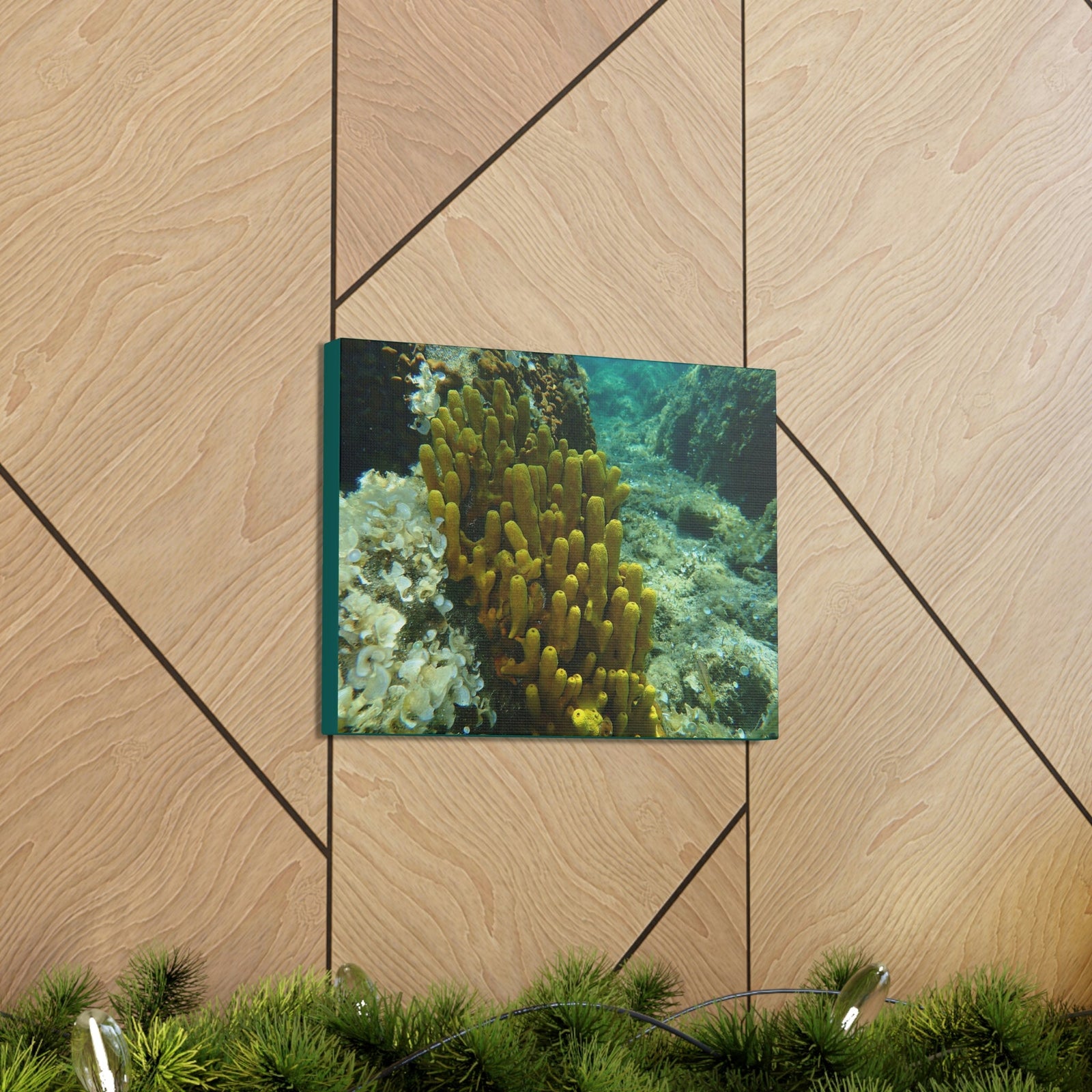 Scripture Walls Sponge Group Sponge Troop Print Animal Wall Art Wildlife Canvas Prints Wall Art Ready to Hang Unframed-Express Your Love Gifts