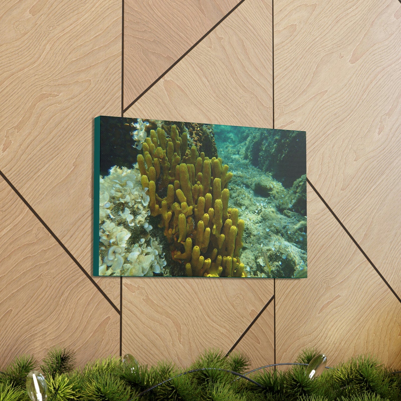 Scripture Walls Sponge Group Sponge Troop Print Animal Wall Art Wildlife Canvas Prints Wall Art Ready to Hang Unframed-Express Your Love Gifts