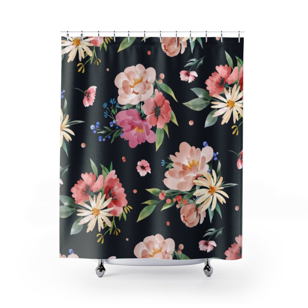 Spring Flower Stylish Design 71" x 74" Elegant Waterproof Shower Curtain for a Spa-like Bathroom Paradise Exceptional Craftsmanship-Express Your Love Gifts