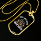 Squad Hunted Necklace Stainless Steel or 18k Gold Dog Tag 24" Chain-Express Your Love Gifts