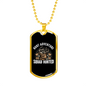 Squad Hunted Necklace Stainless Steel or 18k Gold Dog Tag 24" Chain-Express Your Love Gifts