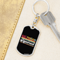 SquAred Crypto Currency Keychain Stainless Steel or 18k Gold Dog Tag Keyring-Express Your Love Gifts