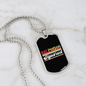 SquAred Crypto Currency Necklace Stainless Steel or 18k Gold Dog Tag 24" Chain-Express Your Love Gifts