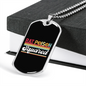 SquAred Crypto Currency Necklace Stainless Steel or 18k Gold Dog Tag 24" Chain-Express Your Love Gifts