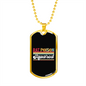 SquAred Crypto Currency Necklace Stainless Steel or 18k Gold Dog Tag 24" Chain-Express Your Love Gifts
