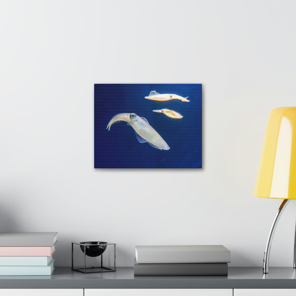 Scripture Walls Squid Group Squid Troop Print Animal Wall Art Wildlife Canvas Prints Wall Art Ready to Hang Unframed-Express Your Love Gifts