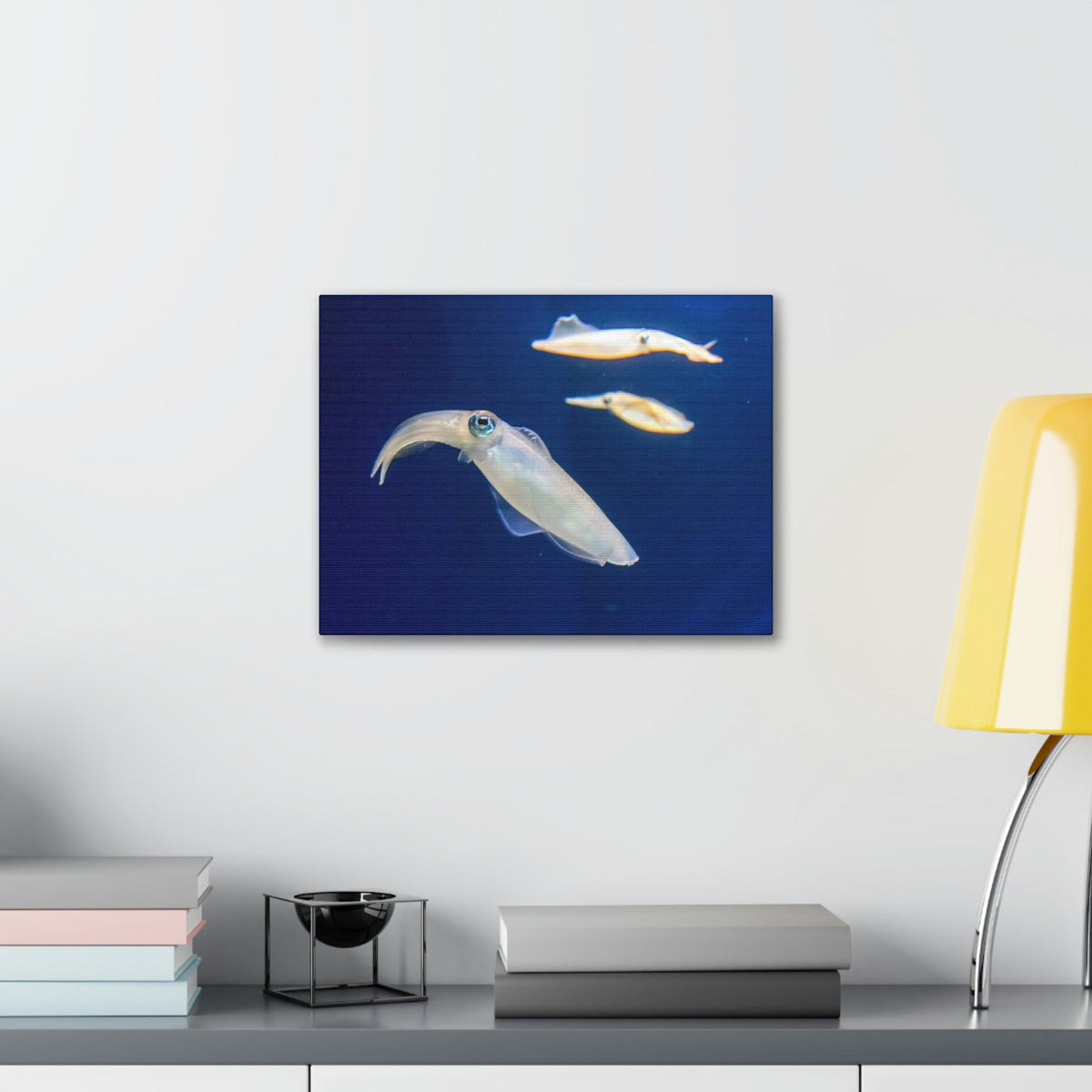 Scripture Walls Squid Group Squid Troop Print Animal Wall Art Wildlife Canvas Prints Wall Art Ready to Hang Unframed-Express Your Love Gifts