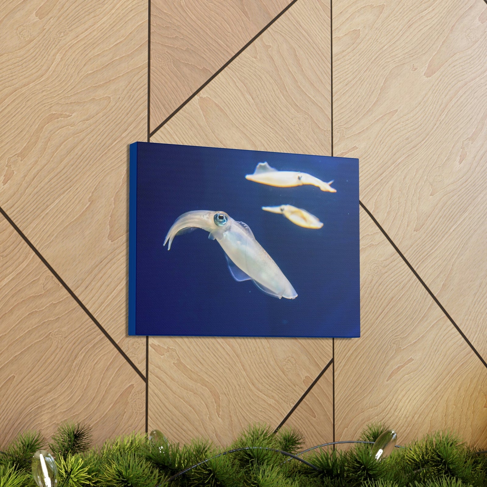 Scripture Walls Squid Group Squid Troop Print Animal Wall Art Wildlife Canvas Prints Wall Art Ready to Hang Unframed-Express Your Love Gifts