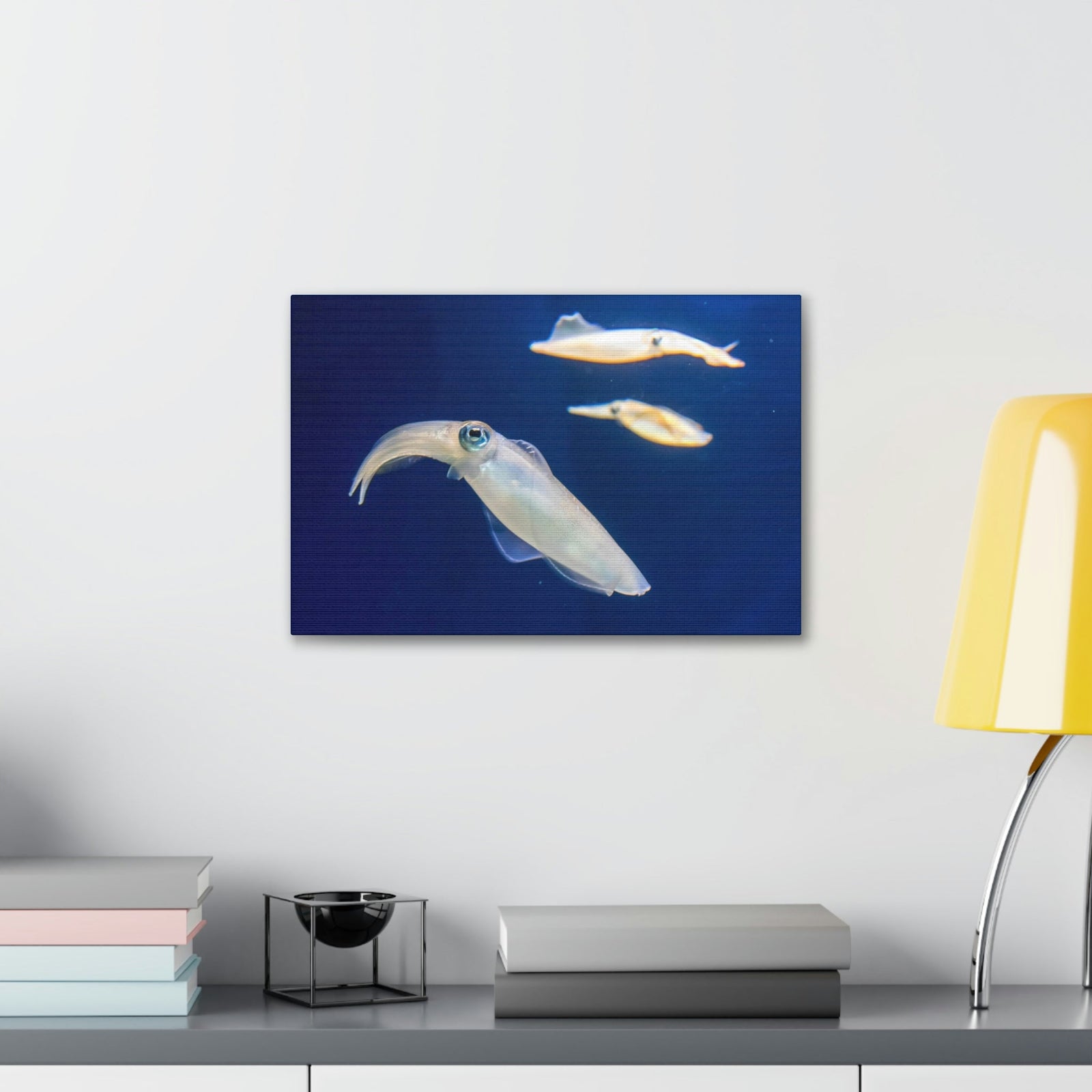 Scripture Walls Squid Group Squid Troop Print Animal Wall Art Wildlife Canvas Prints Wall Art Ready to Hang Unframed-Express Your Love Gifts
