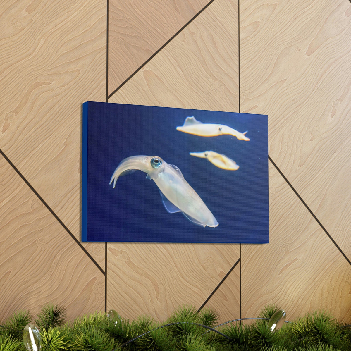 Scripture Walls Squid Group Squid Troop Print Animal Wall Art Wildlife Canvas Prints Wall Art Ready to Hang Unframed-Express Your Love Gifts