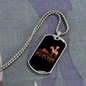 Stable House Horse Necklace Stainless Steel or 18k Gold Dog Tag 24" Chain-Express Your Love Gifts
