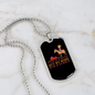 Stable House Horse Necklace Stainless Steel or 18k Gold Dog Tag 24" Chain-Express Your Love Gifts