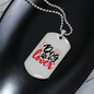 Stainless Steel or 18k Gold Dog Tag 24" Chain-Express Your Love Gifts