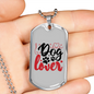 Stainless Steel or 18k Gold Dog Tag 24" Chain-Express Your Love Gifts